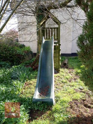 CHILDS PLAYHOUSE AND SLIDE