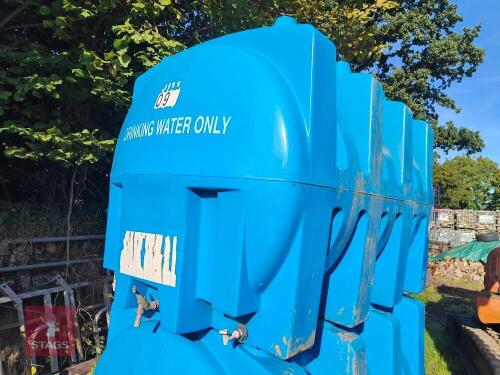 SINGLE SKIN 2500L WATER TANK