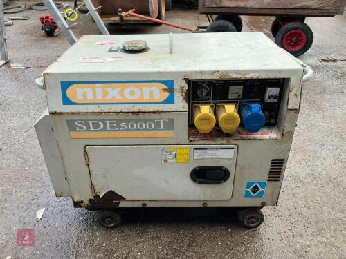 NIXON SDE5000T DIESEL GENERATOR (S/R)