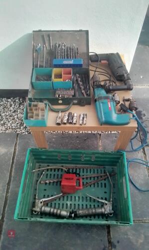 2 DRILLS & ASSORTED EQUIPMENT
