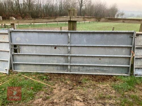 10' SHEETED GATE