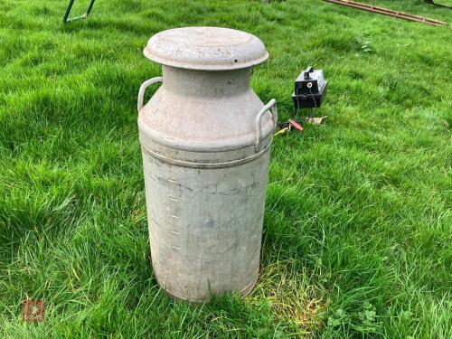 ALUMINIUM MILK CHURN