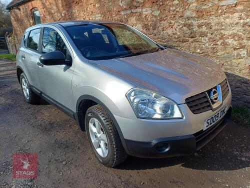 2009 NISSAN QASHQAI SILVER CAR