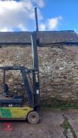 1997 CLARK CEM S 16 ELECTRONIC FORKLIFT - 4