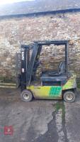 1997 CLARK CEM S 16 ELECTRONIC FORKLIFT - 7