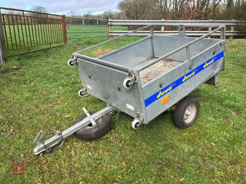 1.3M X 1.1M DUUO GALVANISED TRAILER
