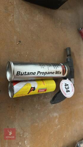 BLOW TORCH AND GAS