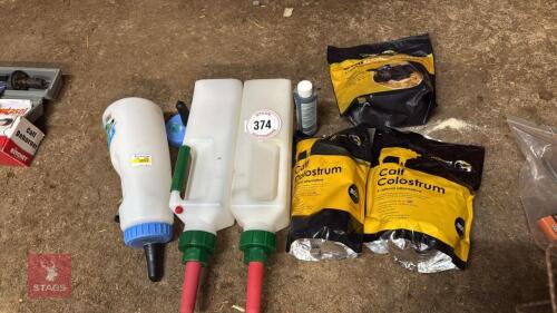 CALF COLOSTRUM & 3 BOTTLES