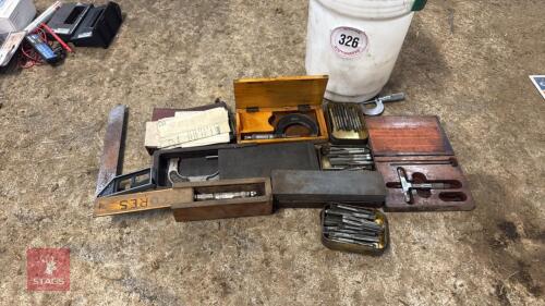 MEASURES, GUAGES, SHARPENING STONES