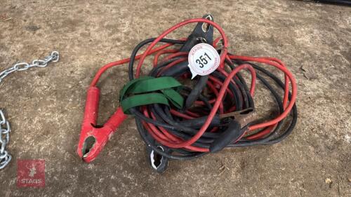 2 PAIRS OF JUMP LEADS