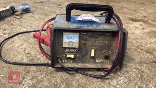 DRAPER 6V/12V BATTERY CHARGER