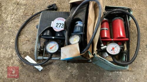 3 FOOT PUMPS