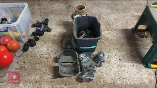 ASSORTED GUTTERING / PIPE FITTINGS