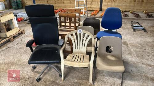 7 MIXED CHAIRS