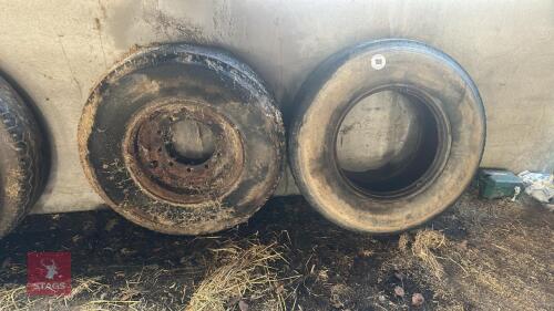2X 385/65R22.5 TYRES