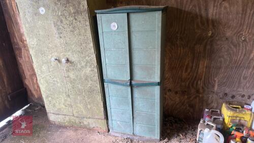 PLASTIC STORAGE CUPBOARD