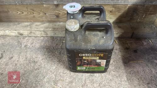 2 X 4L DRUMS OF CREOCOTE