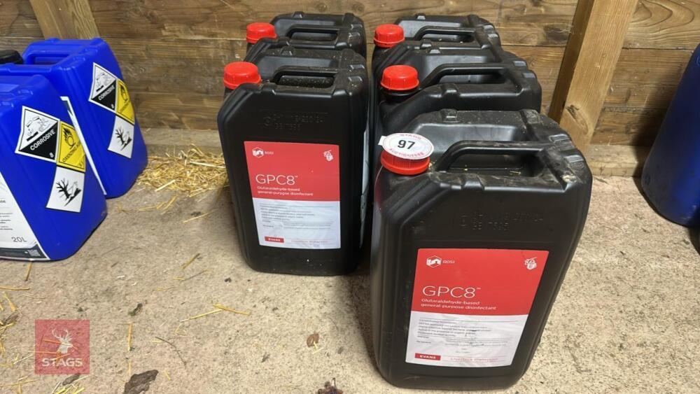 5 X 25L GPC8 DISINFECTANT