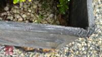 PAIR OF 2' LEAD PLANTERS - 3