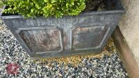 PAIR OF 2' LEAD PLANTERS - 4
