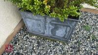 PAIR OF 2' LEAD PLANTERS - 8