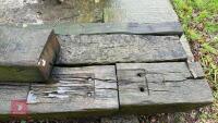 4 X 8' RAILWAY SLEEPERS - 4