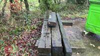 4 X 8' RAILWAY SLEEPERS - 9