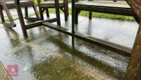 GARDEN TABLE, BENCHES & CHAIRS - 6