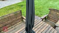 GARDEN TABLE, BENCHES & CHAIRS - 9