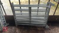 6 X 4' GALVANISED SHEEP HURDLES - 2