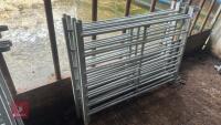 6 X 4' GALVANISED SHEEP HURDLES - 3