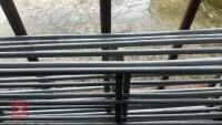 6 X 4' GALVANISED SHEEP HURDLES - 6