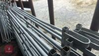 6 X 4' GALVANISED SHEEP HURDLES - 10