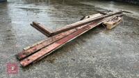 8 LENGTHS OF PLATE STEEL