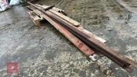 8 LENGTHS OF PLATE STEEL - 6