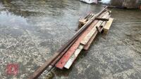 8 LENGTHS OF PLATE STEEL - 7