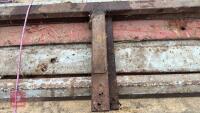 8 LENGTHS OF PLATE STEEL - 12
