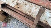 8 LENGTHS OF PLATE STEEL - 13