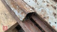 8 LENGTHS OF PLATE STEEL - 14