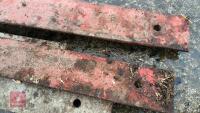 8 LENGTHS OF PLATE STEEL - 19