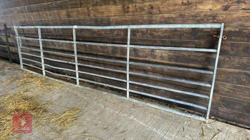 15' GALVANISED FIELD GATE
