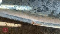 2 X 9' GALVANSIED FEED TROUGHS - 10
