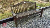 5' WOODEN GARDEN BENCH