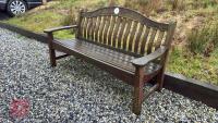 5' WOODEN GARDEN BENCH - 5