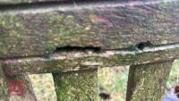 5' WOODEN GARDEN BENCH - 14