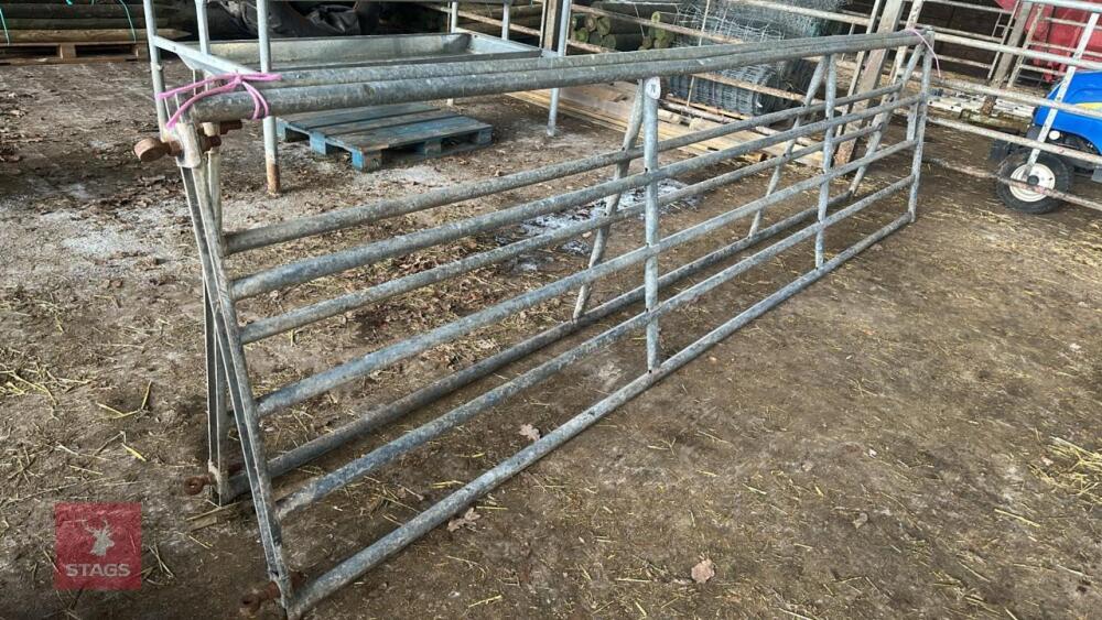 15' GALVANISED YARD GATE