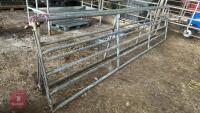 15' GALVANISED YARD GATE