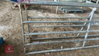 15' GALVANISED YARD GATE - 2