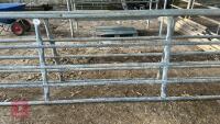 15' GALVANISED YARD GATE - 5