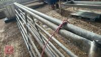 15' GALVANISED YARD GATE - 9